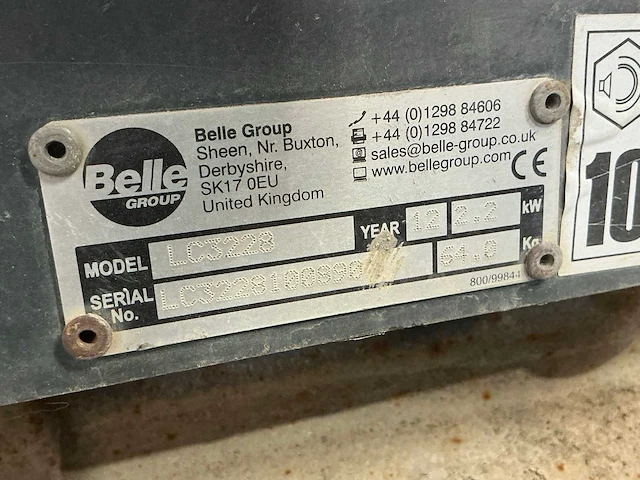 2012 altrad belle pclx 320 trilplaat 11kn benzine - afbeelding 2 van  5