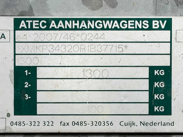 2012 atec / brouwer sm-400-svp schaft aanhangwagen - afbeelding 14 van  14