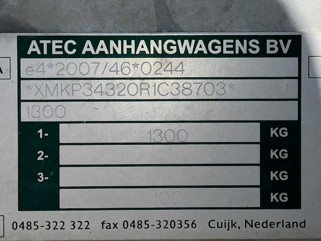 2012 atec / brouwer units sm-400-svp schaft aanhangwagen - afbeelding 6 van  14