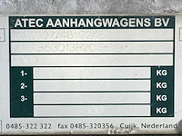 2012 atec eb2 2-1 dubbelas huifaanhangwagen - afbeelding 9 van  17
