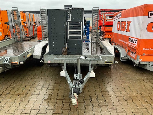 2012 atec mt1 graafmachine transporter / voertuig aanhangwagen - afbeelding 2 van  9