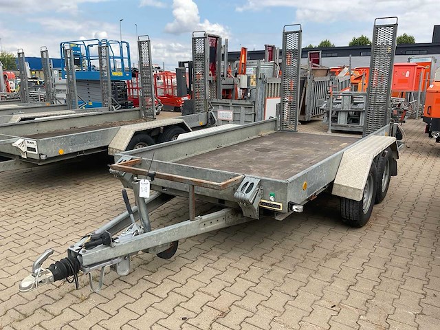 2012 atec mt1 graafmachine transporter / voertuig aanhangwagen - afbeelding 1 van  18