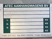2012 atec mt1 graafmachine transporter / voertuig aanhangwagen - afbeelding 10 van  18