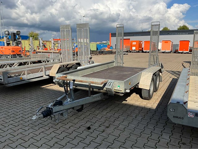 2012 atec mt1 graafmachine transporter / voertuig aanhangwagen - afbeelding 1 van  18