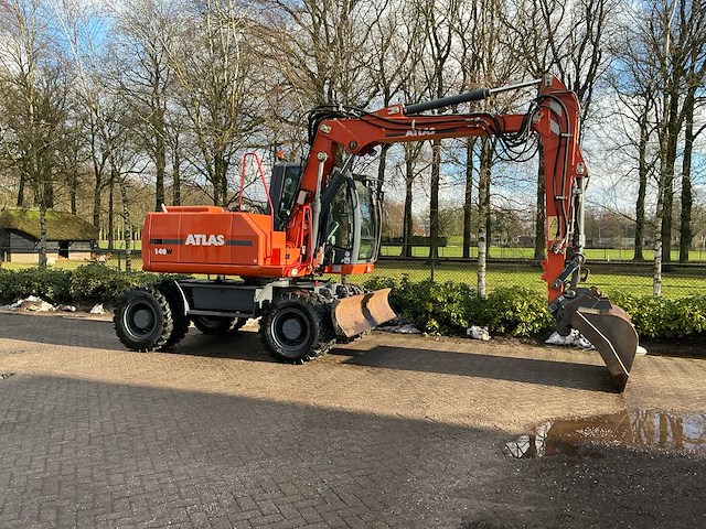 2012 atlas 140w banden graafmachine - afbeelding 14 van  39