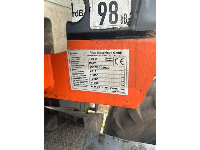 2012 atlas 150w mobiele kraan - afbeelding 7 van  7