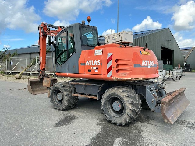2012 atlas 160w banden graafmachine met driedelige giek - afbeelding 34 van  58