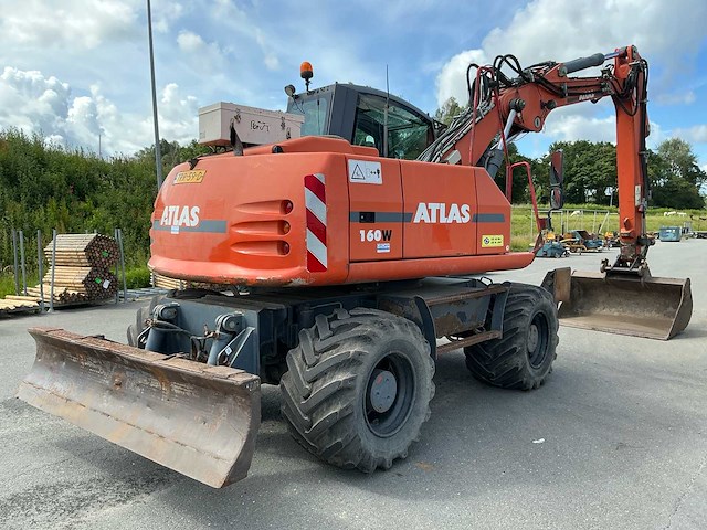 2012 atlas 160w banden graafmachine met driedelige giek - afbeelding 55 van  58
