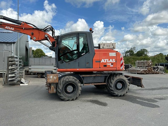 2012 atlas 160w banden graafmachine met driedelige giek - afbeelding 12 van  58