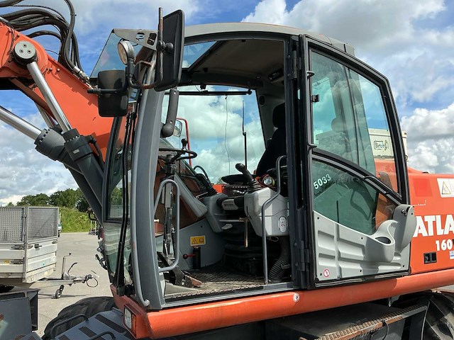 2012 atlas 160w banden graafmachine met driedelige giek - afbeelding 29 van  58