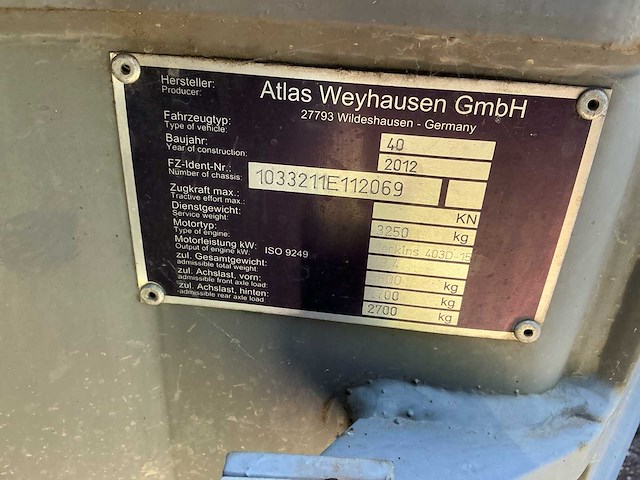 2012 atlas 20 shovel - afbeelding 5 van  17
