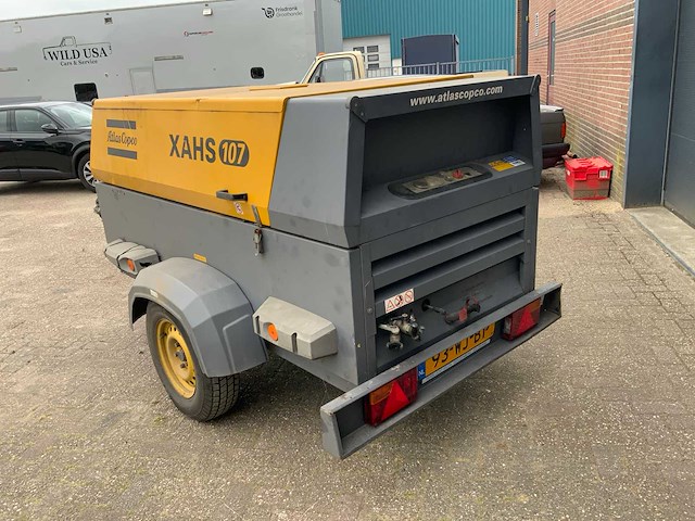 2012 atlas copco xahs 107 compressor aanhangwagen - afbeelding 6 van  18