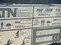 2012 atn piaf 1000r hoogwerker - afbeelding 7 van  15