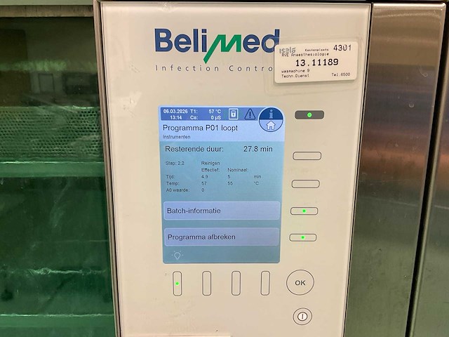 2012 belimed wd 290 desinfectie wasmachine - afbeelding 3 van  3