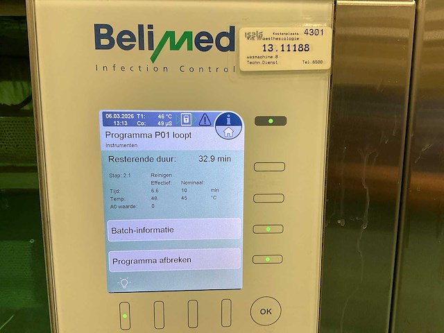 2012 belimed wd 290 desinfectie wasmachine - afbeelding 3 van  3