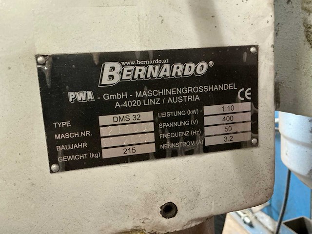 2012 bernardo dms 32 kolomboormachine - afbeelding 10 van  12