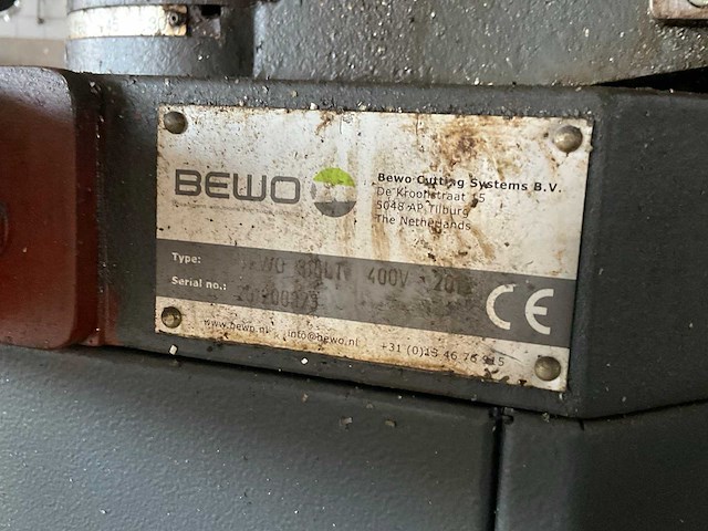 2012 bewo 315lt afkortcirkelzaagmachine - afbeelding 9 van  9