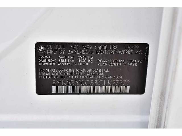 2012 bmw x5m suv 4,4l twin-turbocharged v8 btw auto - afbeelding 40 van  40