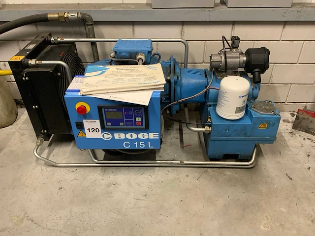 2012 boge c 15 l schroefcompressor installatie - afbeelding 2 van  9