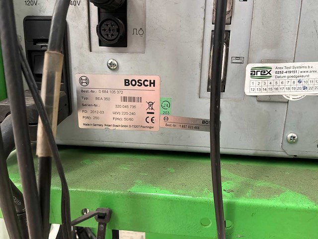 2012 bosch bea 350 uitlaatgas analyse apparaat - afbeelding 10 van  10