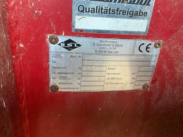 2012 bsl / strautmann silozange 234 uitkuilmachine - afbeelding 5 van  13