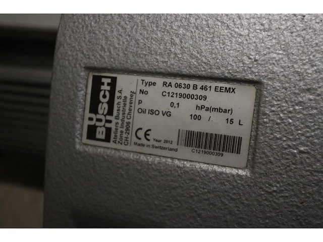 2012 busch r5 ra0630 b vacuümpomp - afbeelding 4 van  4