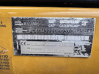 2012 caterpillar m322d mobiele graafmachine - afbeelding 6 van  14