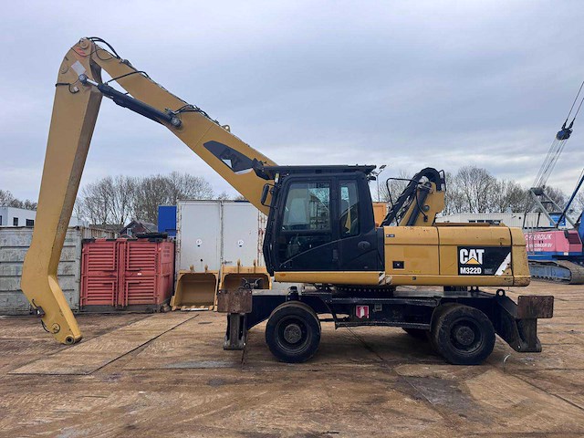 2012 caterpillar m322d mobiele graafmachine - afbeelding 1 van  14