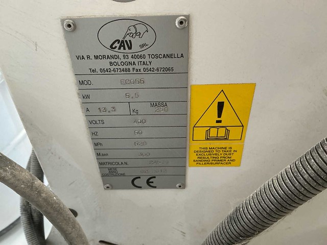 2012 cav eco55 afzuigcycloon - afbeelding 2 van  8