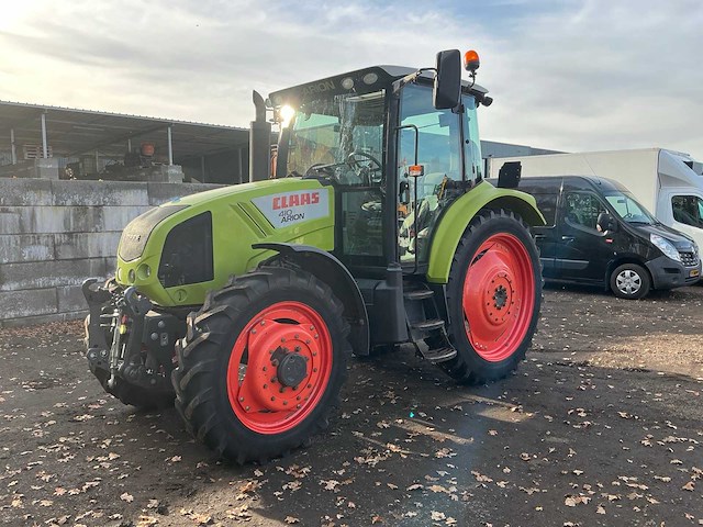 2012 claas 410 arion vierwielaangedreven landbouwtractor - afbeelding 1 van  62