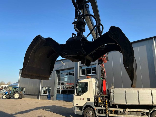 2012 daf lf 3 zijdige kippervrachtwagen met palfinger laadkraan - afbeelding 2 van  41