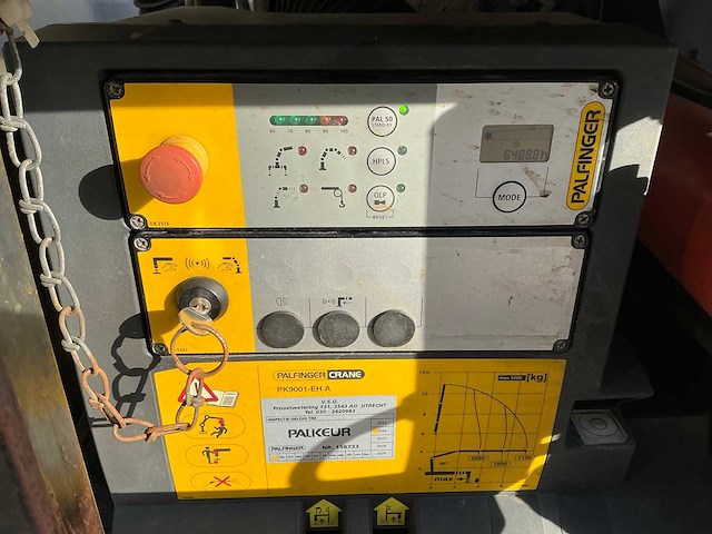 2012 daf lf 3 zijdige kippervrachtwagen met palfinger laadkraan - afbeelding 14 van  41