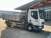 2012 daf lf 3 zijdige kippervrachtwagen met palfinger laadkraan - afbeelding 38 van  41
