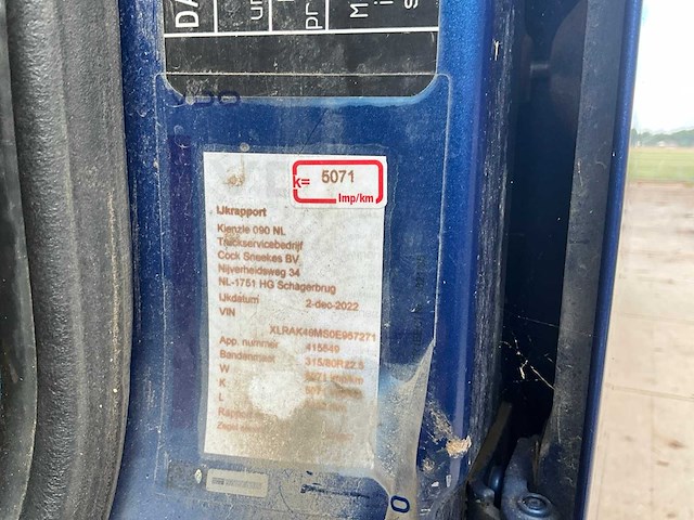 2012 daf xf 105 460 vrachtwagen met vdl haakarmsysteem - afbeelding 32 van  39