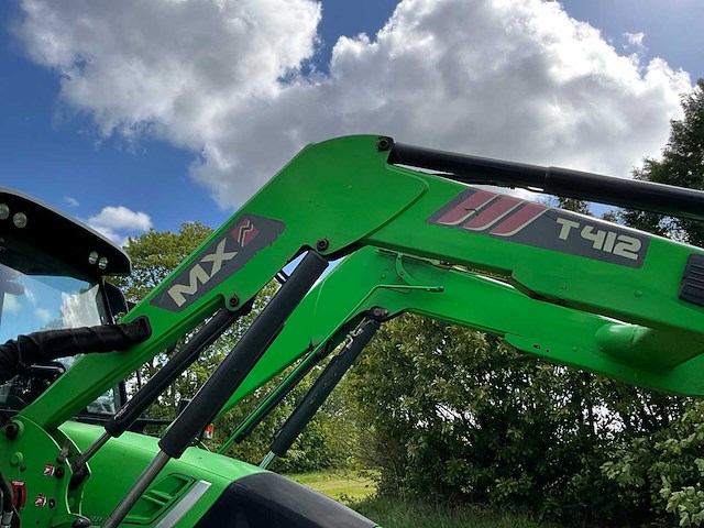 2012 deutz-fahr agrotron ttv 430 vierwielaangedreven landbouwtractor met voorlader - afbeelding 11 van  38
