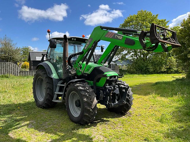 2012 deutz-fahr agrotron ttv 430 vierwielaangedreven landbouwtractor met voorlader - afbeelding 33 van  38
