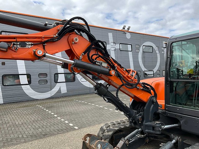 2012 doosan dx80r 2pc boom midigraafmachine met topcon x53i gps systeem - afbeelding 16 van  48