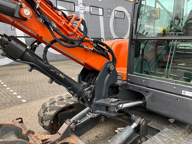 2012 doosan dx80r 2pc boom midigraafmachine met topcon x53i gps systeem - afbeelding 21 van  48