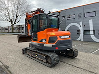 2012 doosan dx80r 2pc boom midigraafmachine met topcon x53i gps systeem - afbeelding 34 van  48