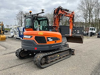 2012 doosan dx80r 2pc boom midigraafmachine met topcon x53i gps systeem - afbeelding 45 van  48
