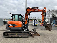 2012 doosan dx80r 2pc boom midigraafmachine met topcon x53i gps systeem - afbeelding 46 van  48