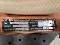 2012 dücker pfp 600 onkruidborstel - afbeelding 2 van  10