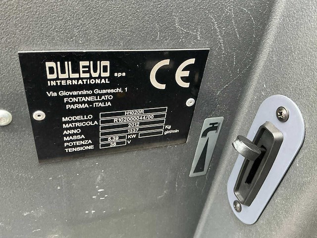 2012 dulevo h1020r schoonmaakapparaat - afbeelding 5 van  12