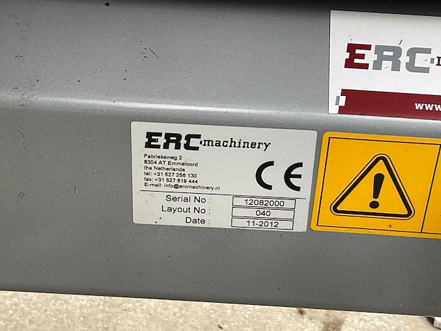 2012 erc machinery aardappelschiller - afbeelding 8 van  12