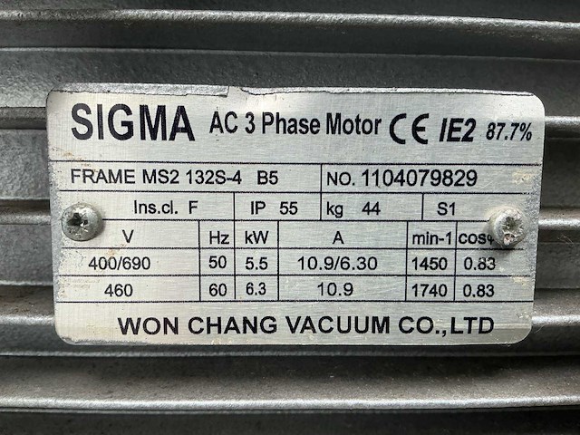 2012 eurovacuum ev-0250f industriële vacuümpompinstallatie - afbeelding 9 van  18