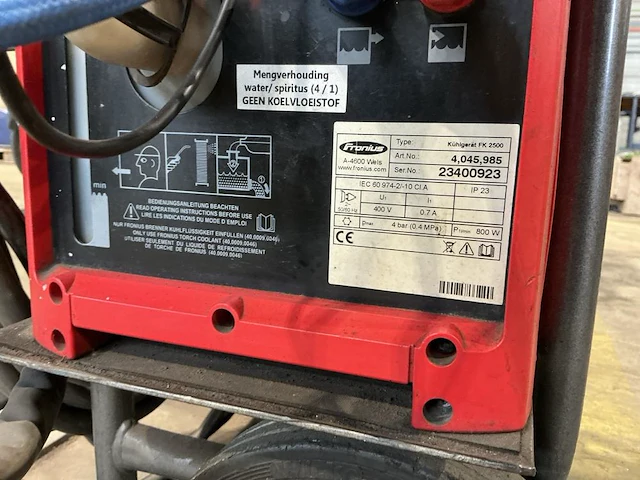 2012 fronius transtig 3000 g/f tig lasmachine - afbeelding 10 van  10