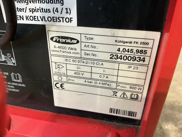 2012 fronius transtig 3000 g/f tig lasmachine - afbeelding 7 van  9