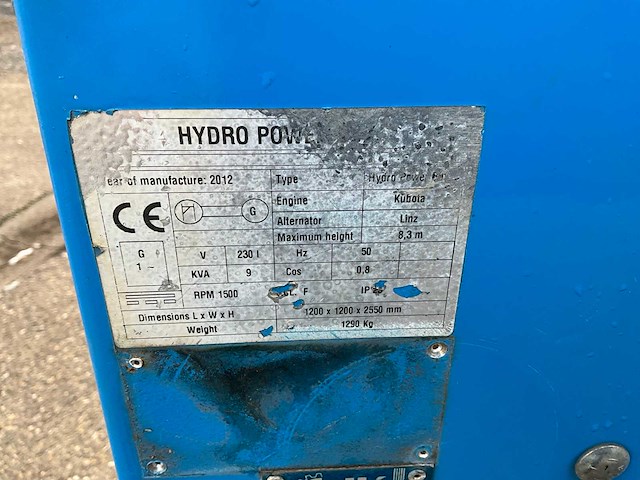 2012 generac light tower stationaire lichtmast - afbeelding 10 van  18