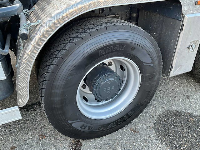 2012 ginaf x3232s 6x4 25t haakarm + hmf 1643 z-kraan vrachtwagen bz-vg-55 - afbeelding 6 van  60