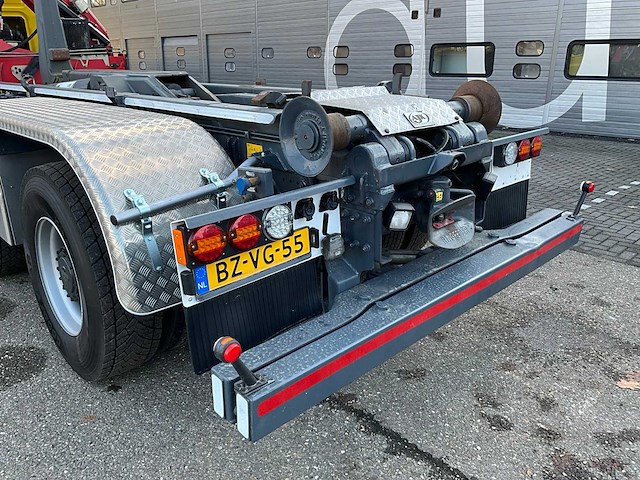 2012 ginaf x3232s 6x4 25t haakarm + hmf 1643 z-kraan vrachtwagen bz-vg-55 - afbeelding 15 van  60